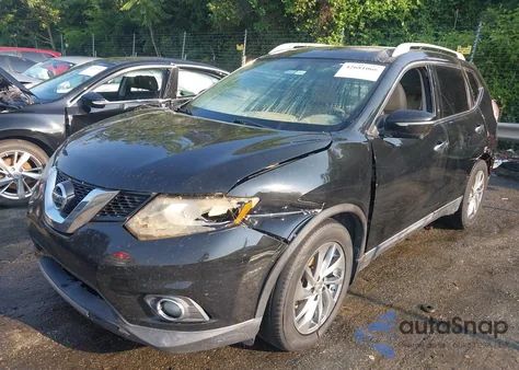 2015 Nissan Rogue Sl from USA, damaged, VIN 5N1AT2MT8FC868181